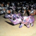 Escultura de animais em Pedra de sabão Arte Africa