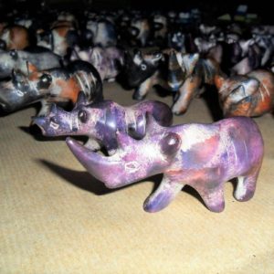 Escultura de animais em Pedra de sabão Arte Africa