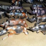 Escultura de animais em Pedra de sabão Arte Africa