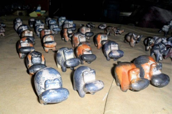 Escultura de animais em Pedra de sabão Arte Africa