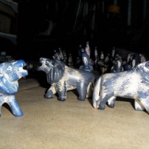 Escultura de animais em Pedra de sabão Arte Africa