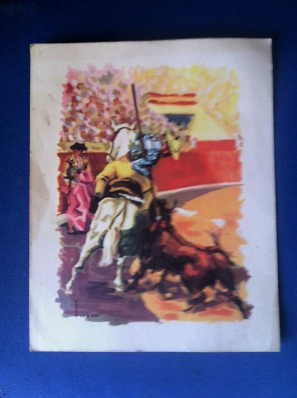 Tusen Aquarela 21 x 17 cm 1936 – Tauromaquia España