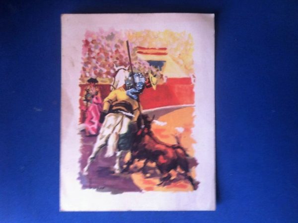 Tusen Aquarela 21 x 17 cm 1936 – Tauromaquia España