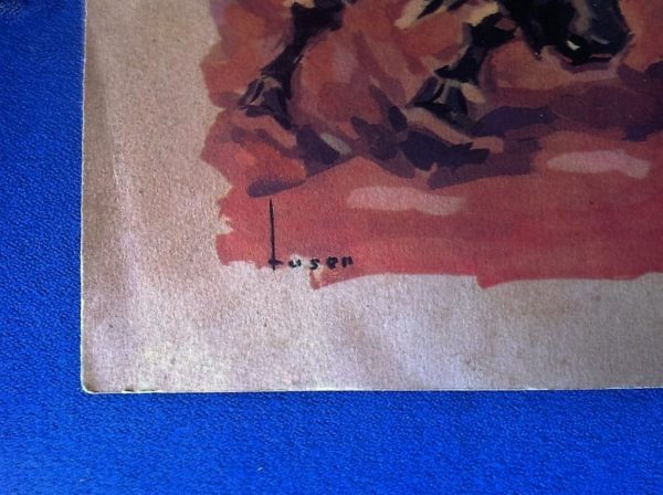Tusen Aquarela 21 x 17 cm 1936 – El Touro España