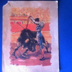 Tusen Aquarela 21 x 17 cm 1936 - El Touro España