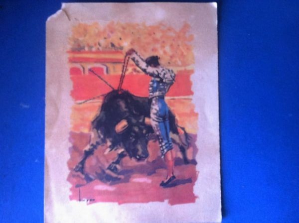 Tusen Aquarela 21 x 17 cm 1936 – El Touro España