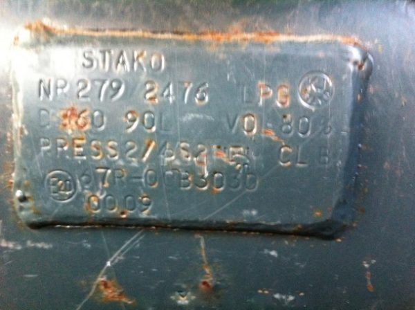 Bigas Kit de gás ainda montado em bmw 735i