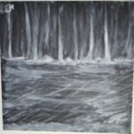 Artista Plástica e Escritora Fatima Oliveira Quadro em tela e pintado a acrílico com uma grande sensibilidade e num estilo muito próprio da Artista.