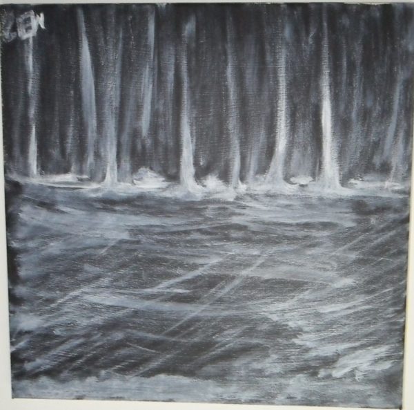 Artista Plástica e Escritora Fatima Oliveira  Quadro em tela e pintado a acrílico com uma grande sensibilidade e num estilo muito próprio da Artista.