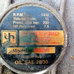 bomba de 200 bar de pressão Interpump model ws 201