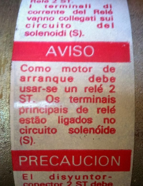 Starter Motor Perkins 24V  CA45F24 2 new novo