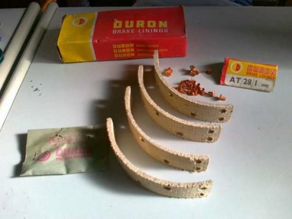 LAND ROVER ORIGINAL BRAKE LININGS, LINERS, FERRODO PARA MAXILAS