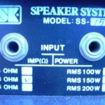 Psk Sound Technology Model Ss-153 400w Colunas De Som Profissionais