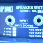 Psk Sound Technology Model Ss-153 400w Colunas De Som Profissionais