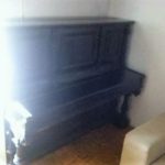 Piano vertical Robert Seidel Nachf Garn Berlim de 1920